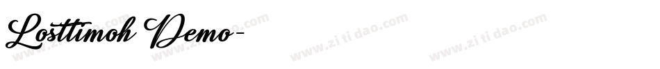 Losttimoh Demo字体转换